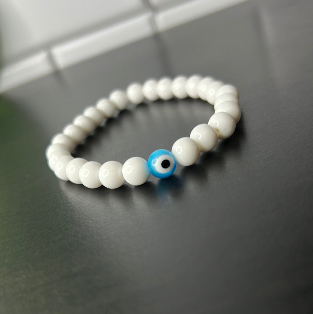 Baby Blue Evil Eye Bracelet