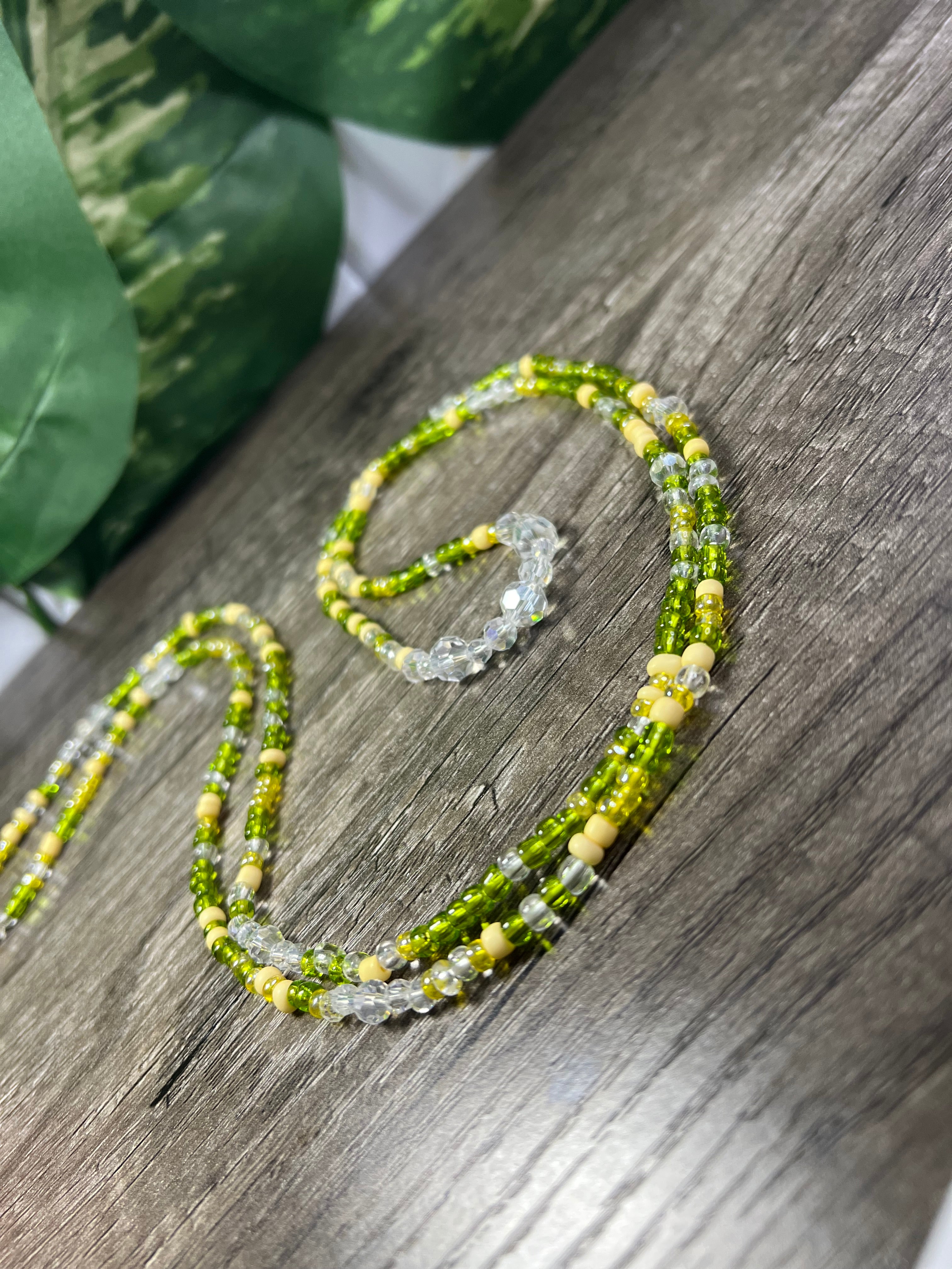 Diamond Lime Waist-beads