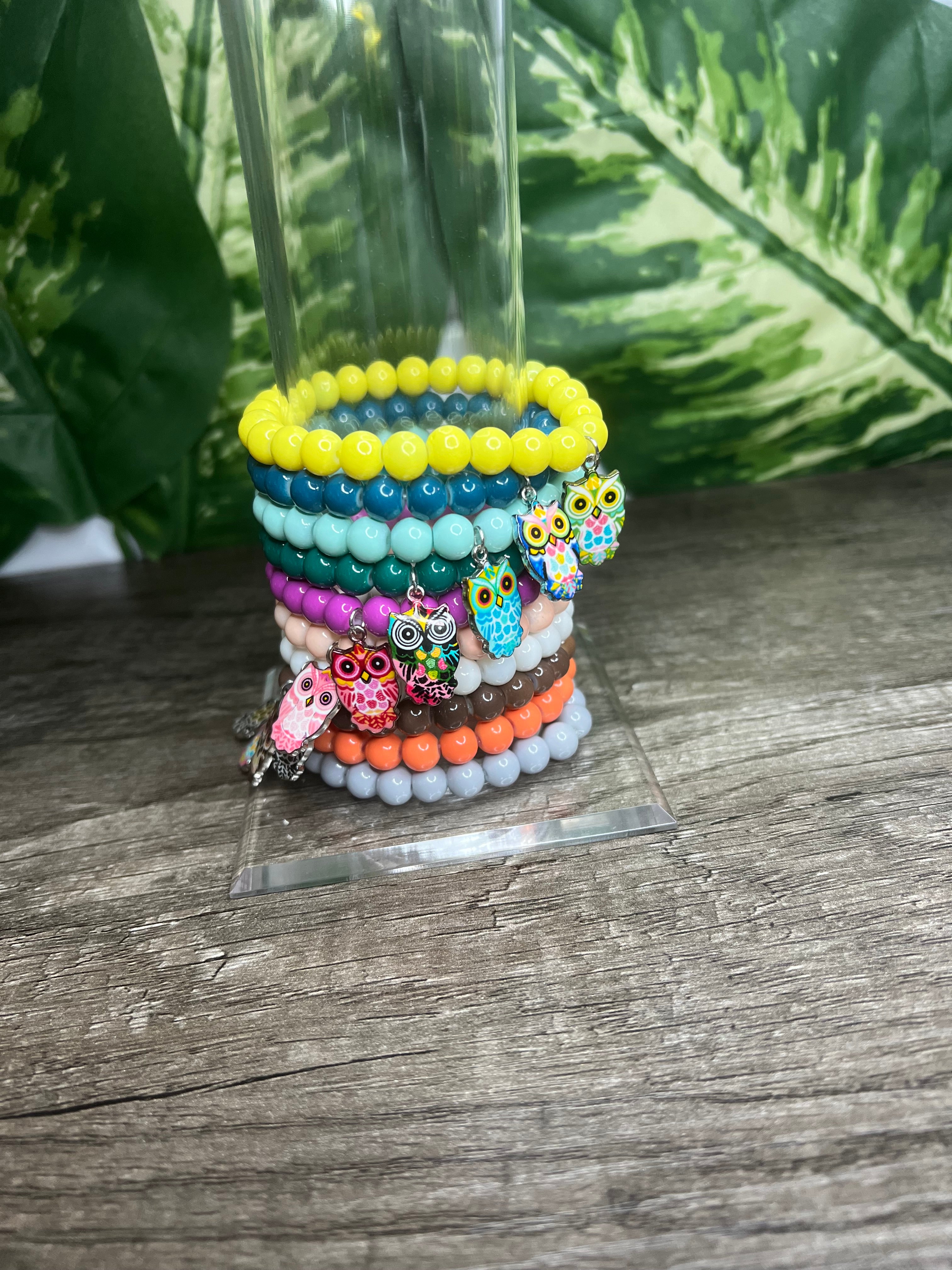 Colorful Owl Bracelets