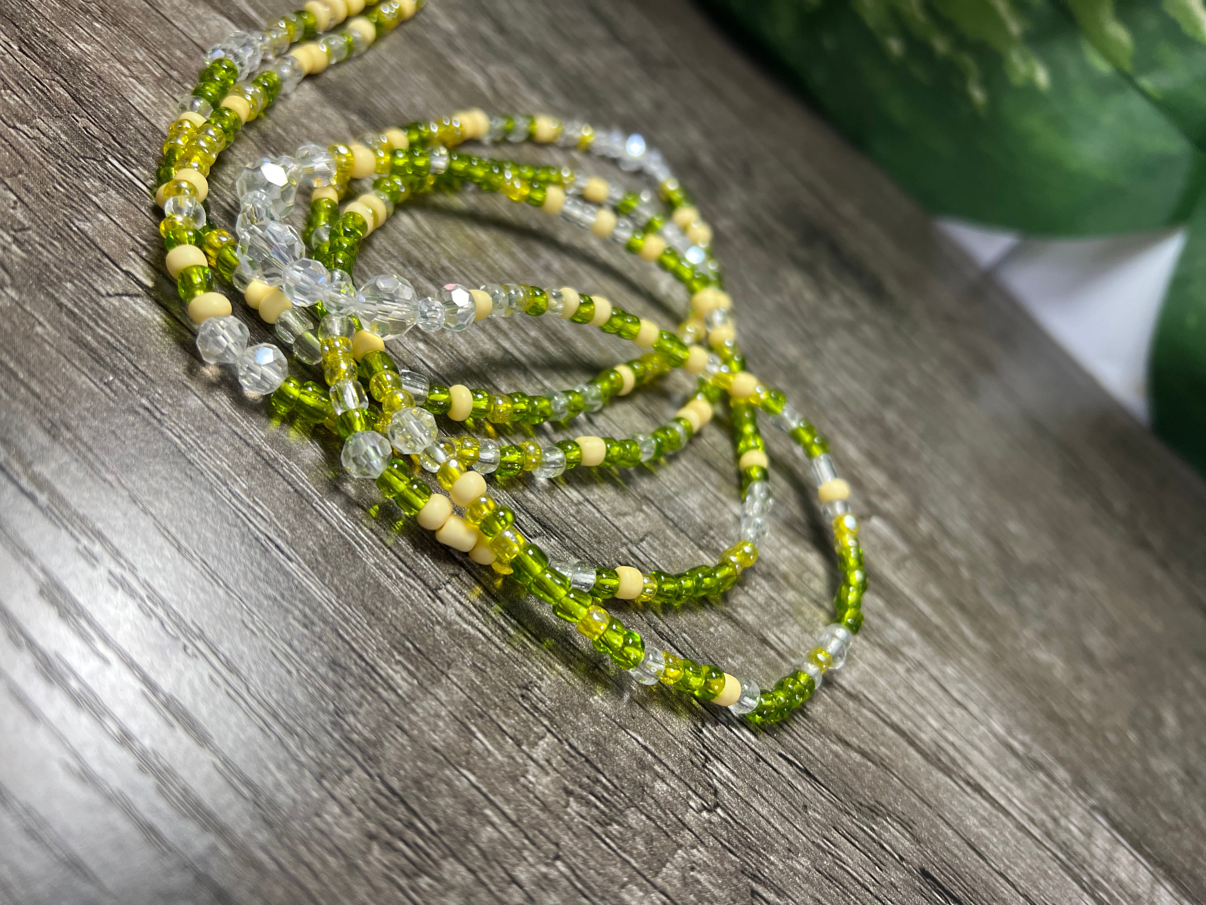 Diamond Lime Waist-beads