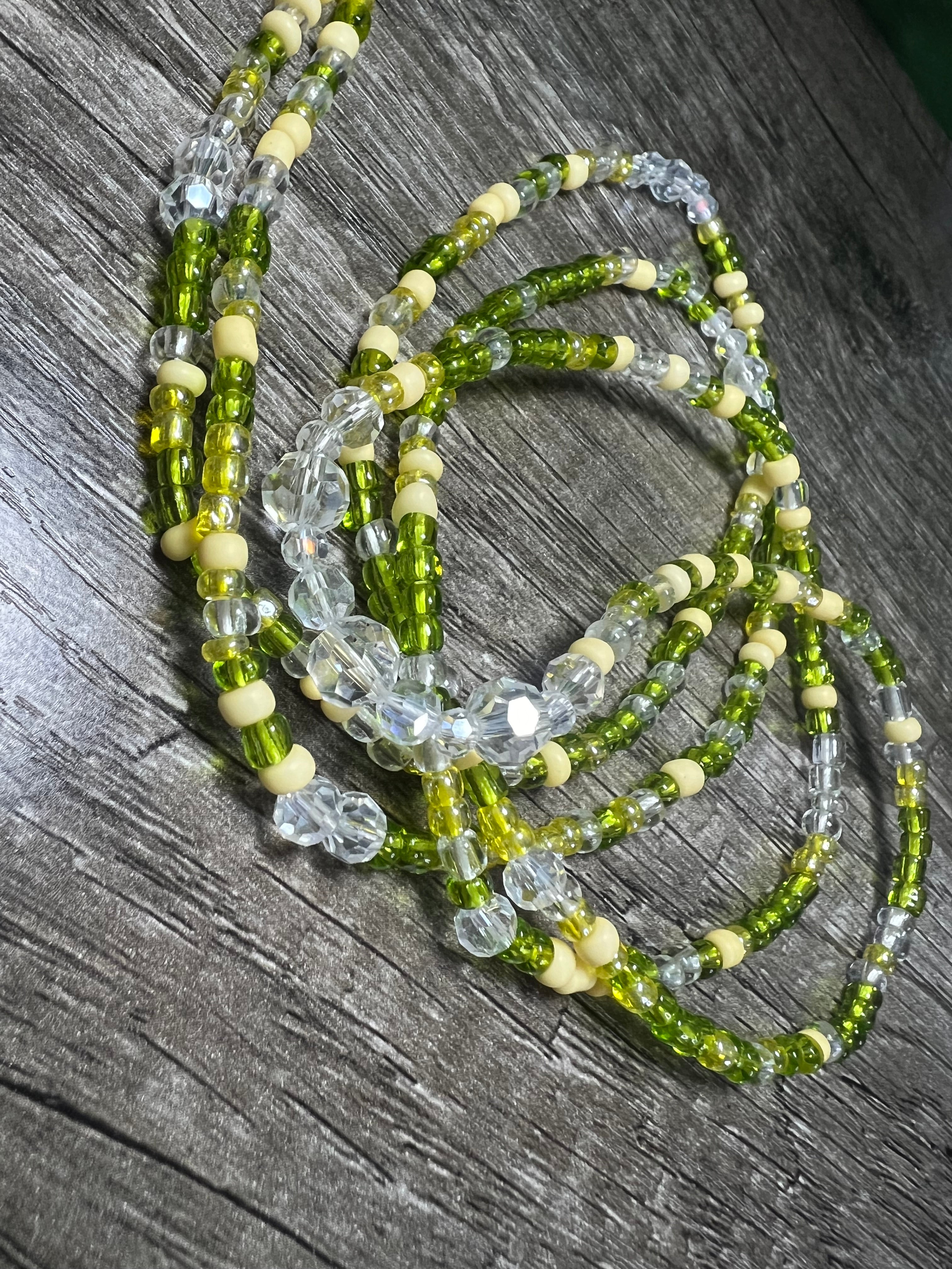 Diamond Lime Waist-beads