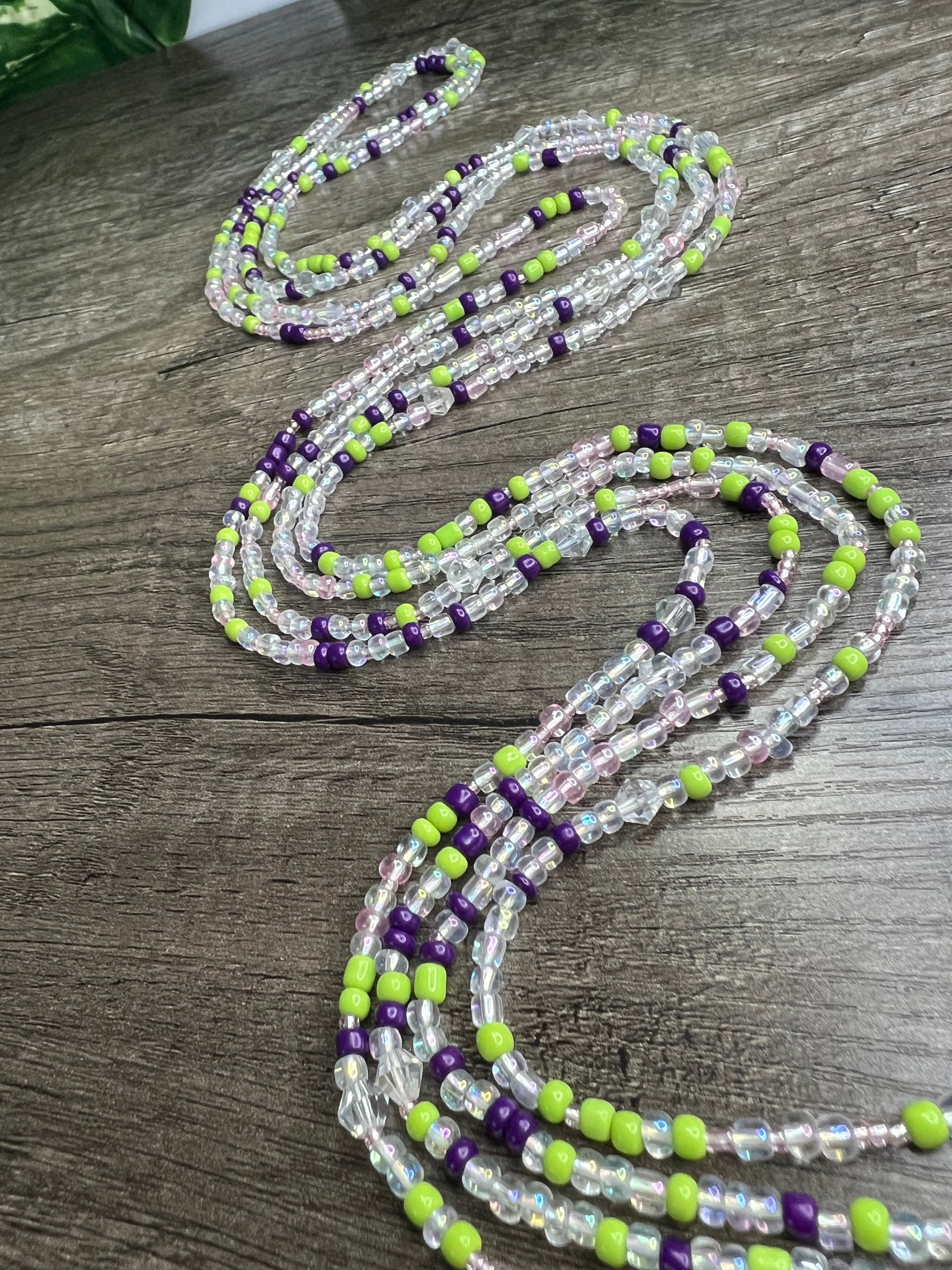 Kiwi Plum Waistbeads