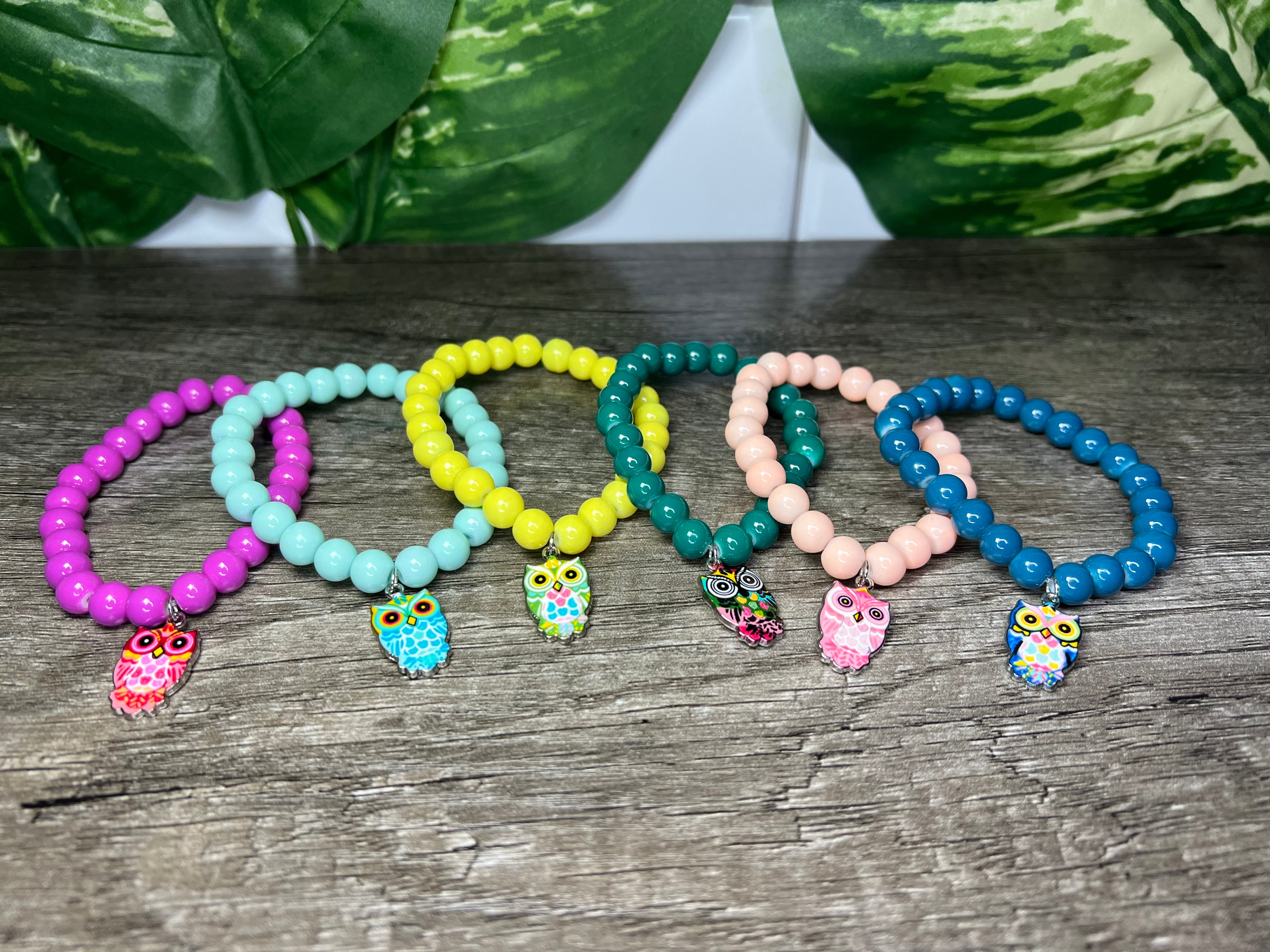 Colorful Owl Bracelets