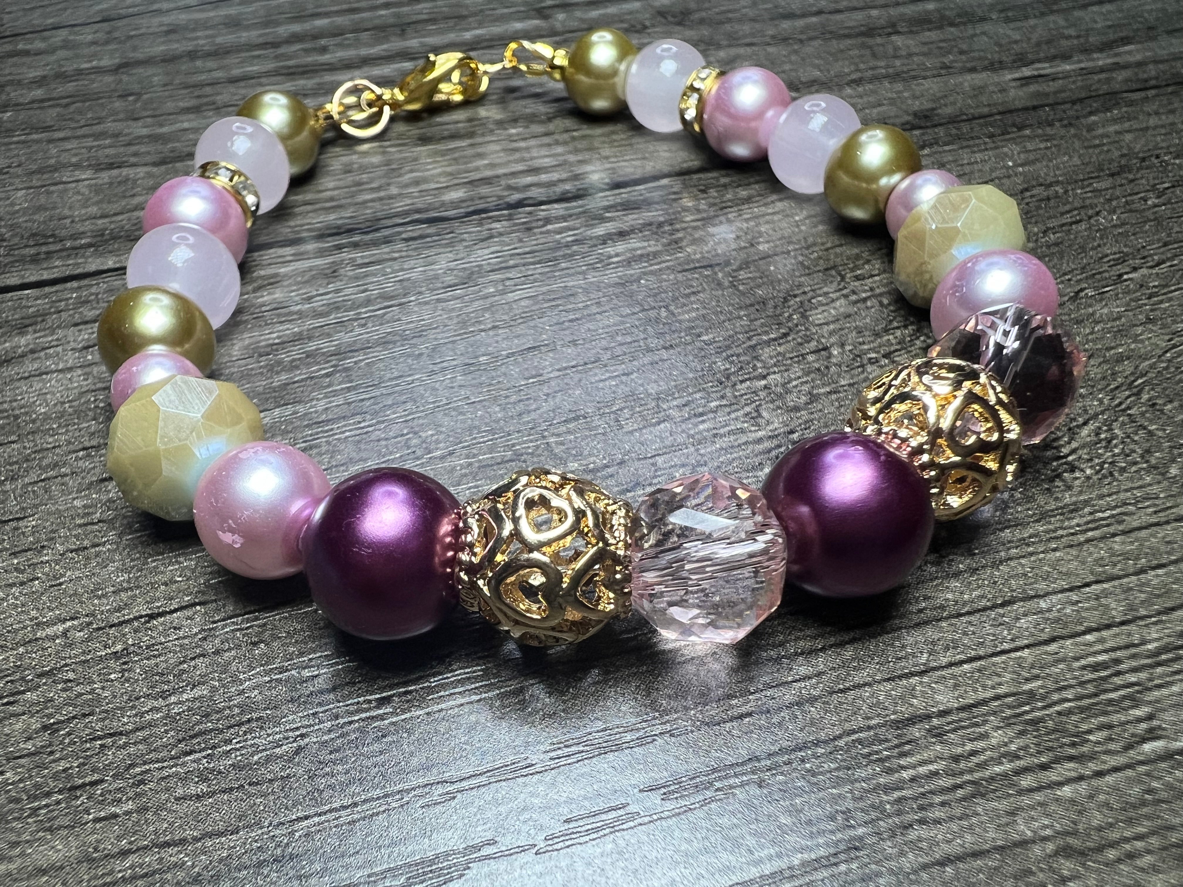 Purple Glam Bracelet