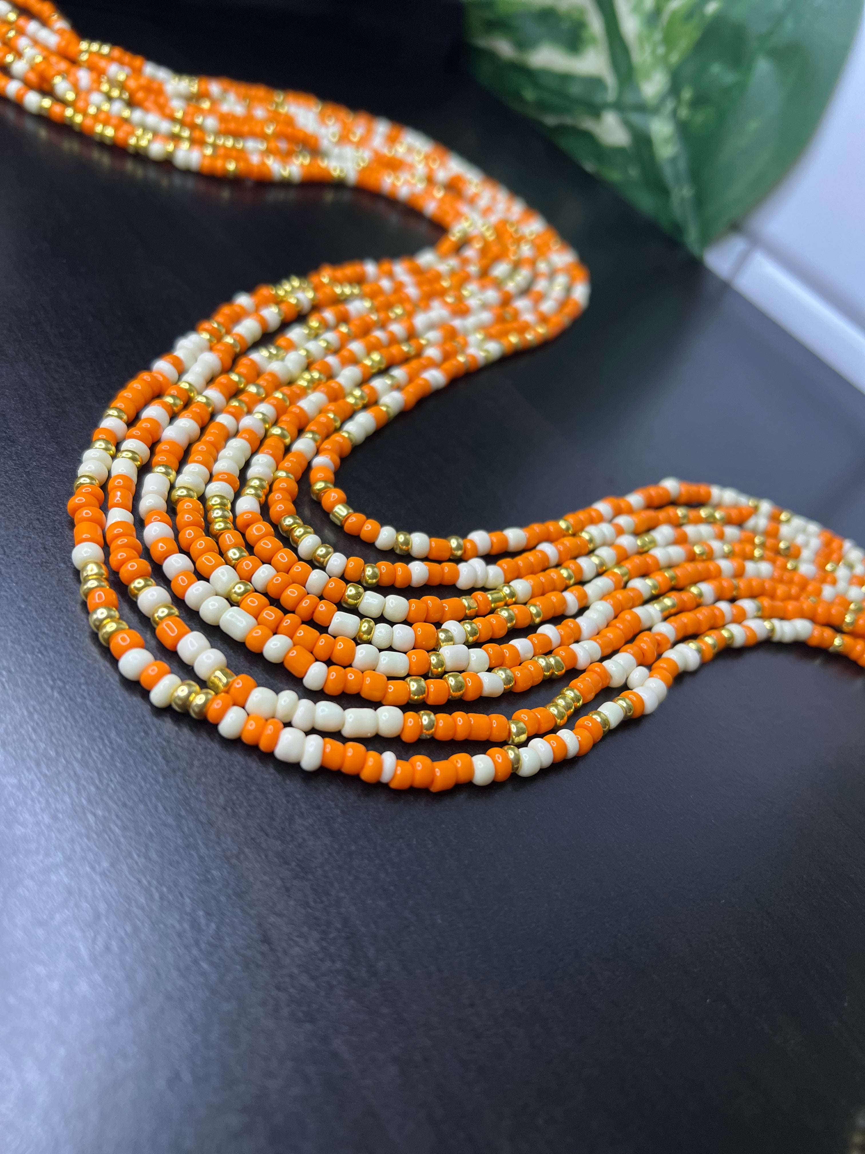 “Pumpkin Spice” Waistbeads