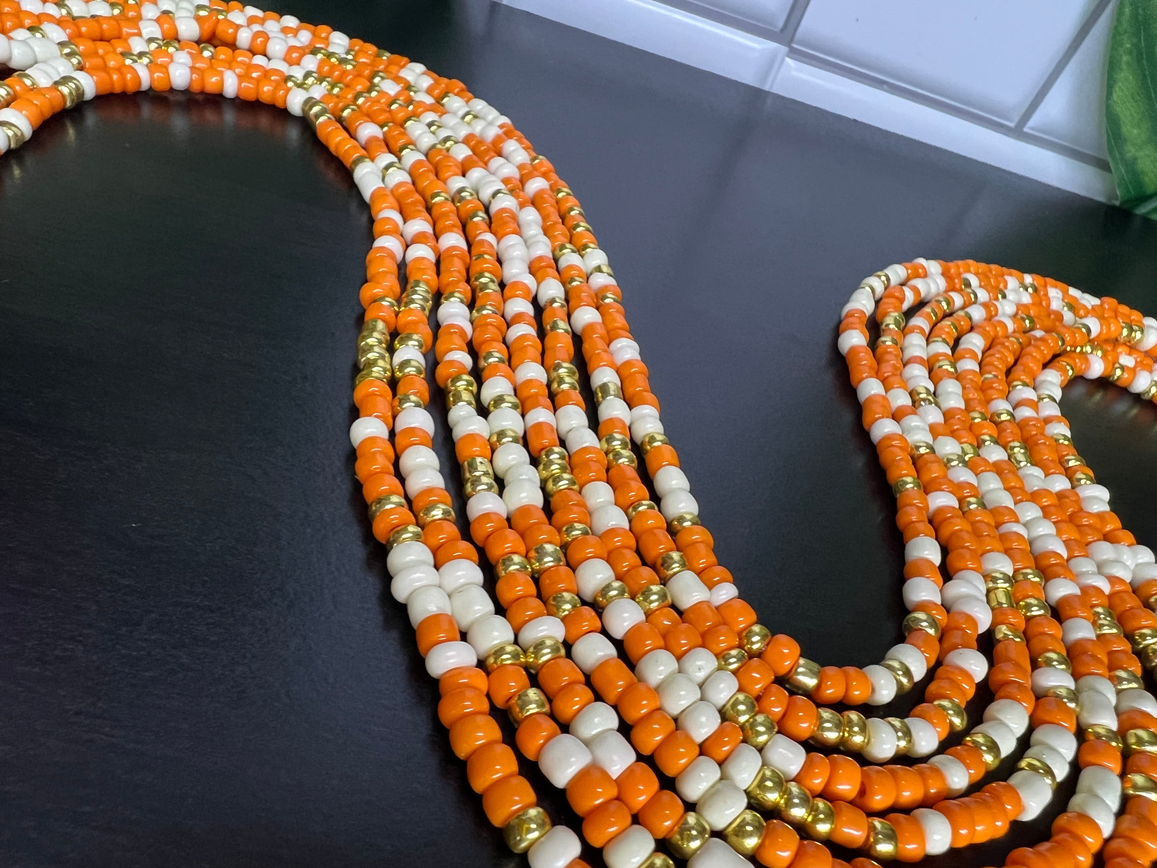 “Pumpkin Spice” Waistbeads