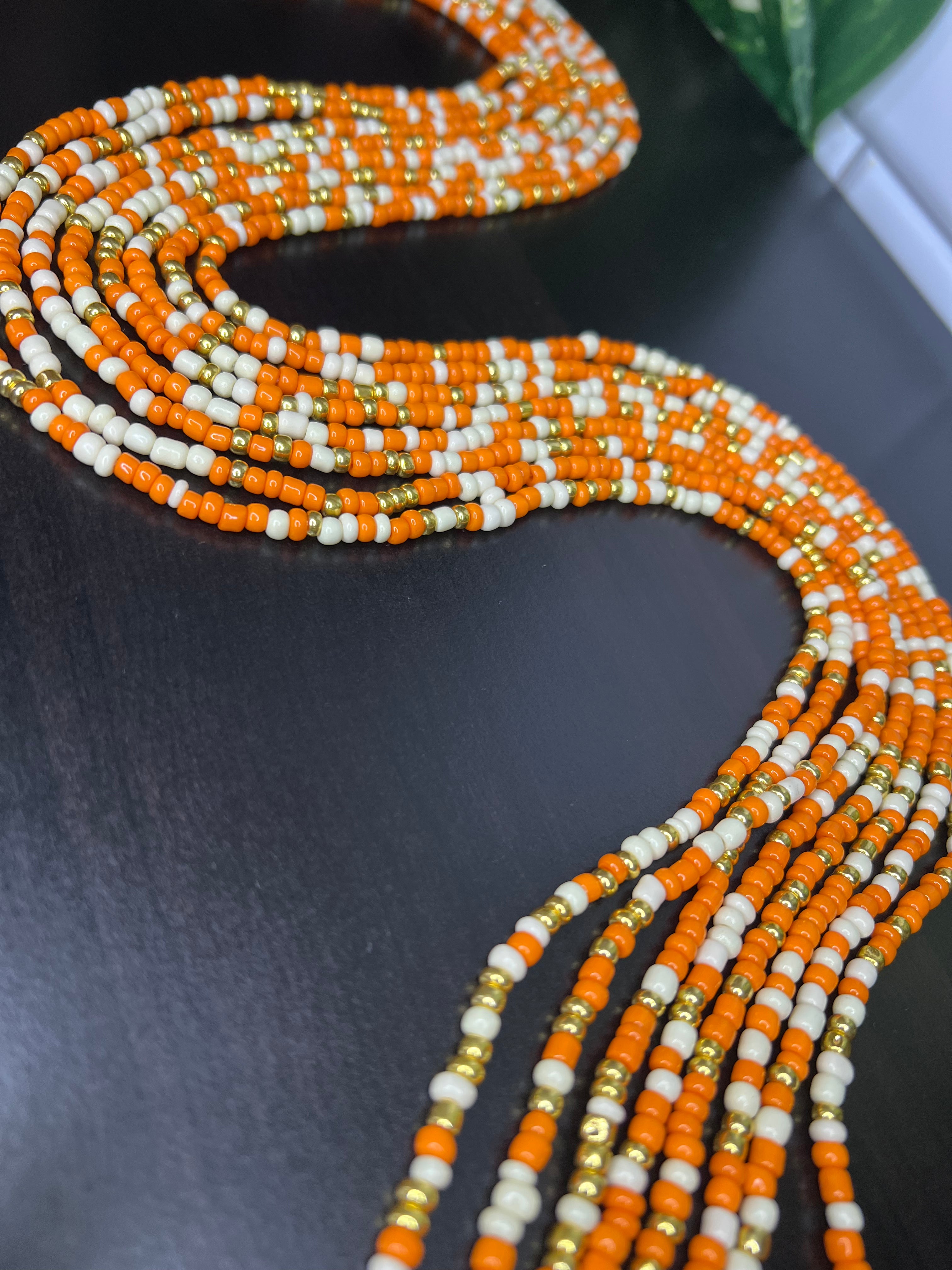 “Pumpkin Spice” Waistbeads