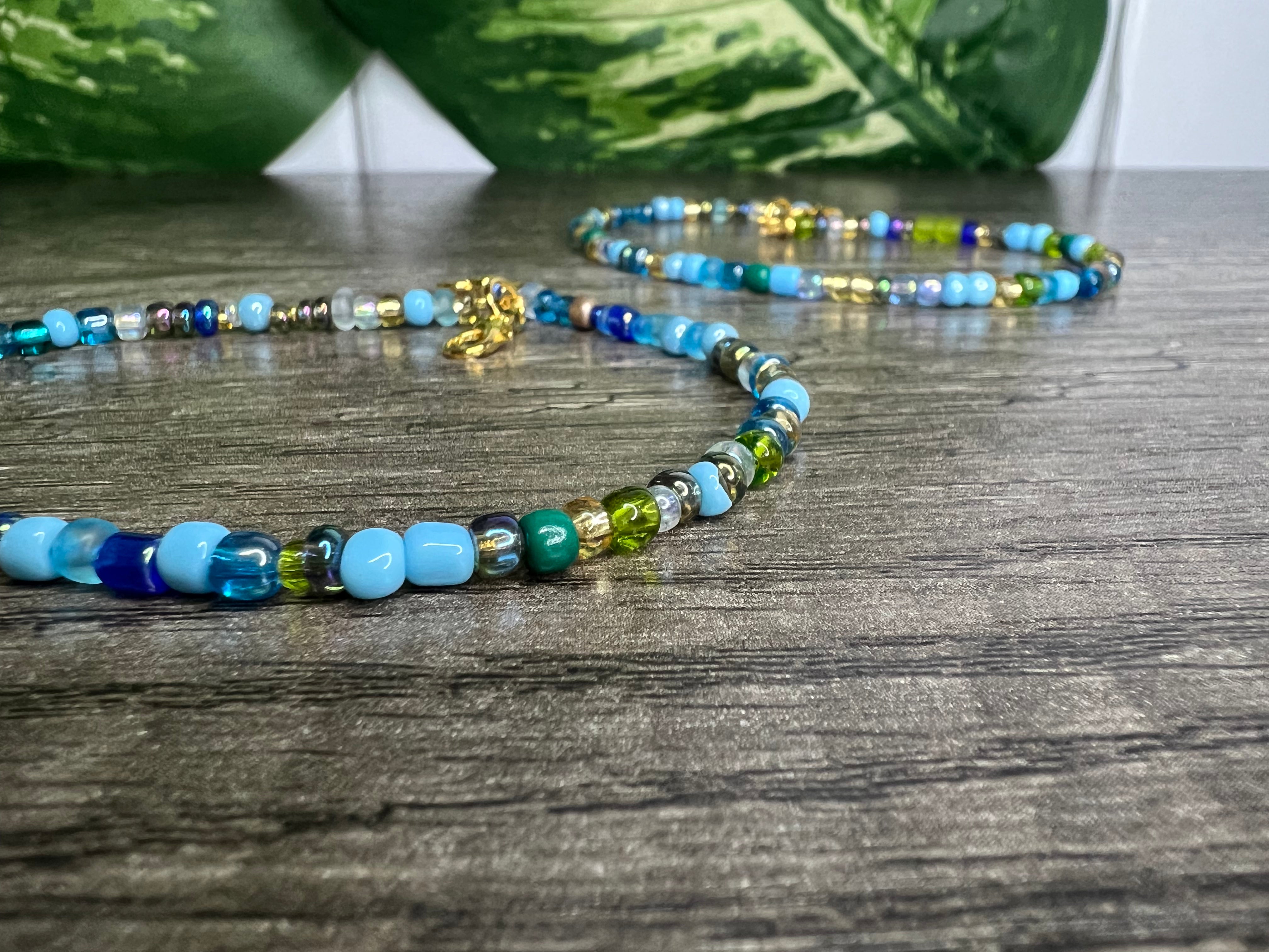 Ocean Crystal Anklet