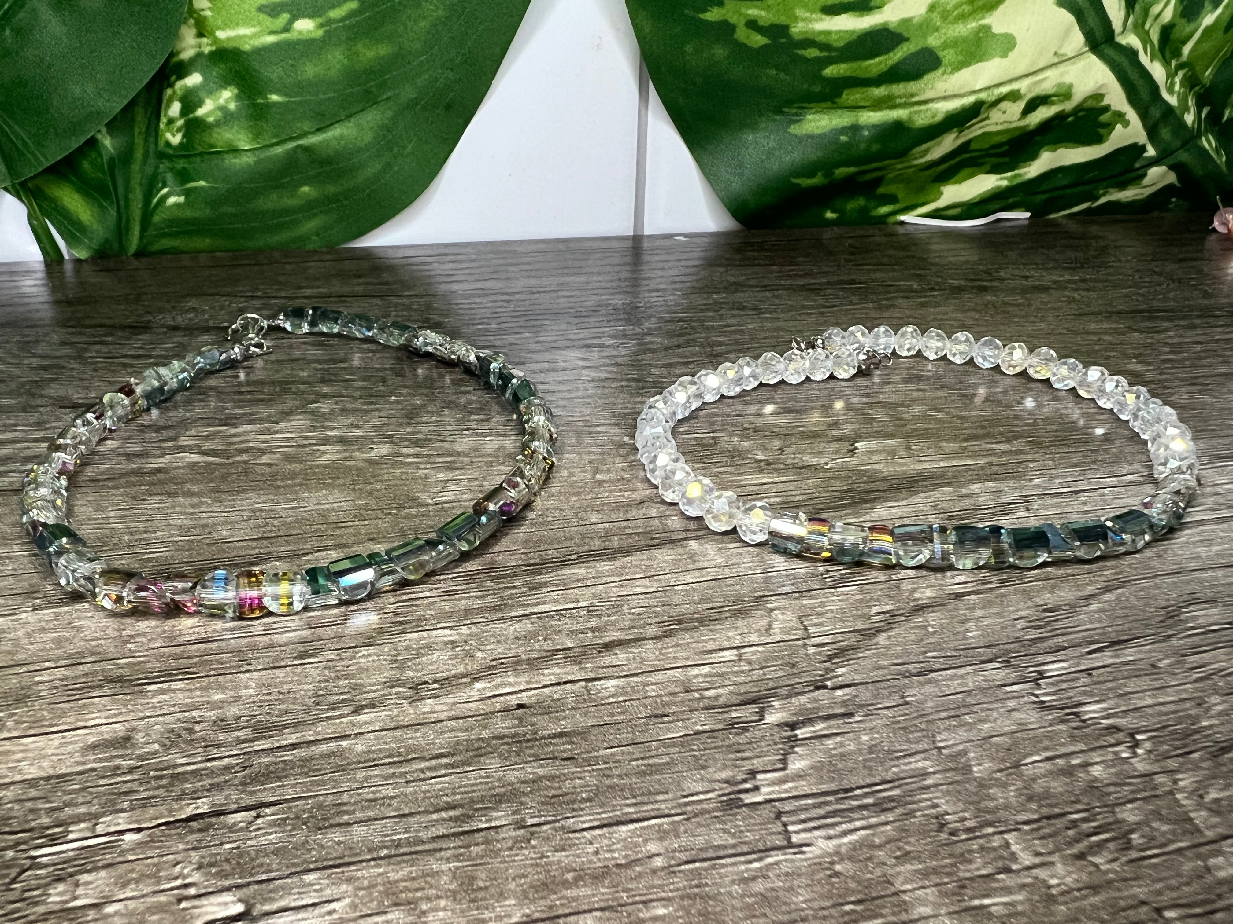 Glass Anklets