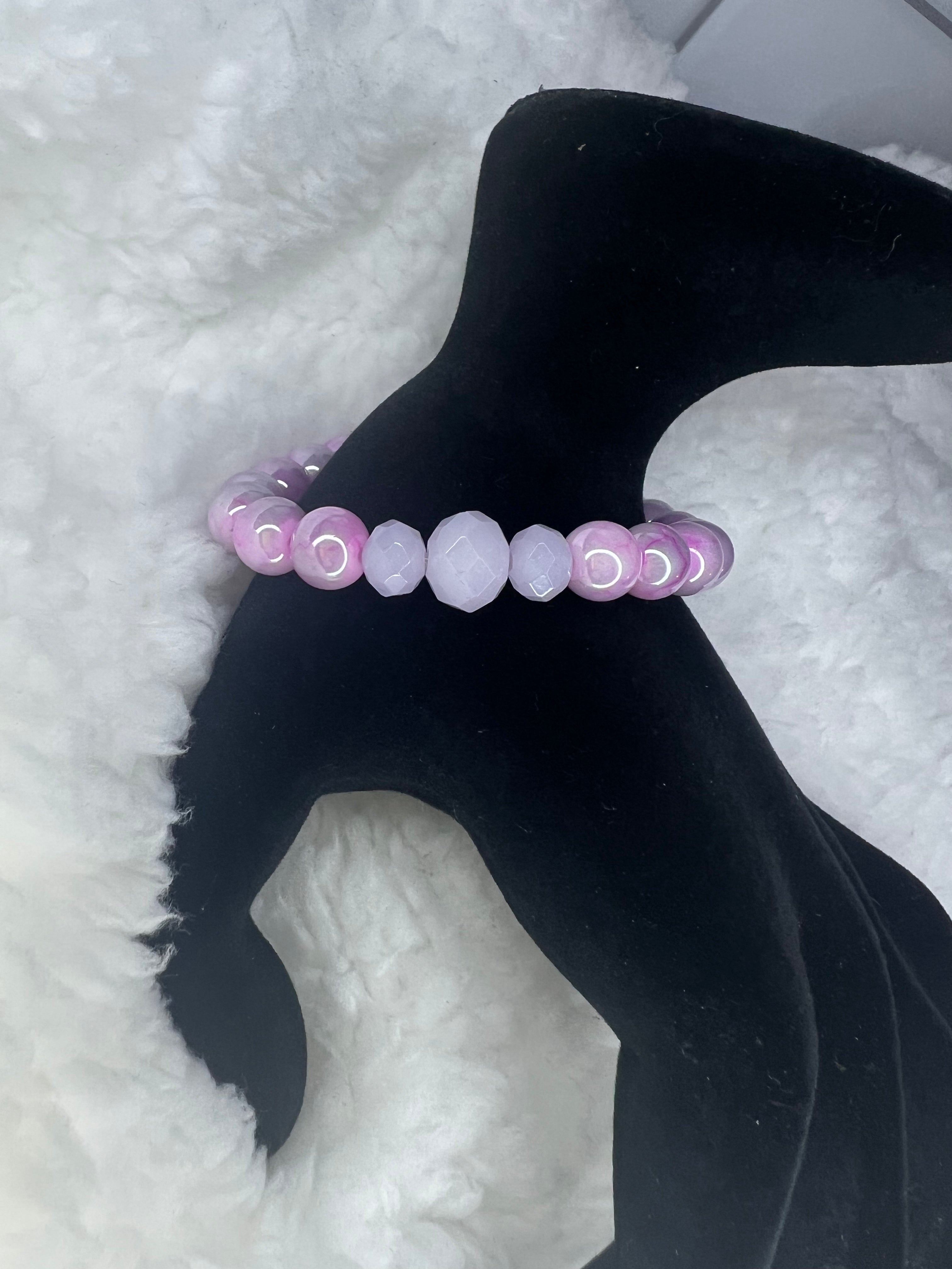 Pink Marble Bracelet